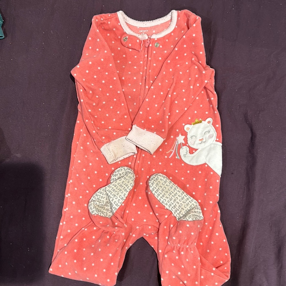 Carters fleecw footie